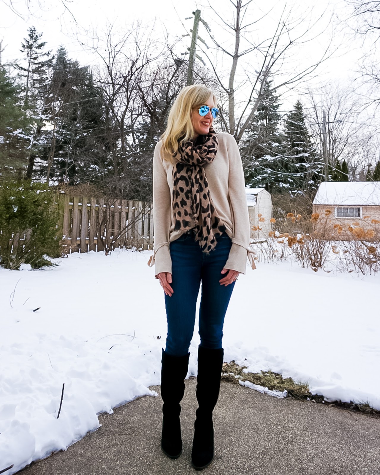 Gap leopard boots deals